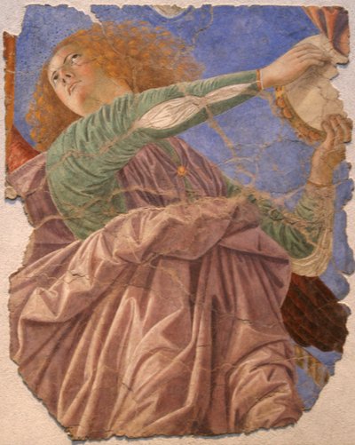 Joueur de tambour sur cadre - Melozzo da Forli